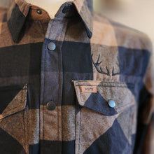 Load image into Gallery viewer, Light brown flannel NATJUK shirt