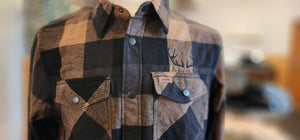 Light brown flannel NATJUK shirt