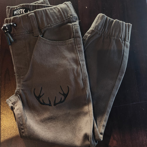 Toddler twill joggers