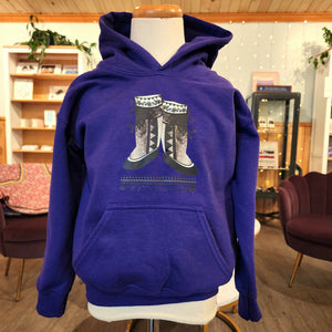 Youth Kamiik purple hoodie