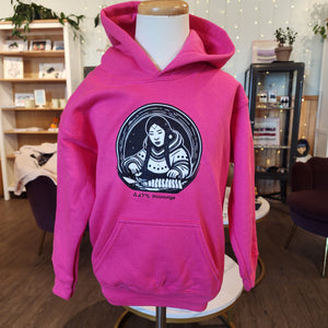 Pitsilik pink youth hoodie