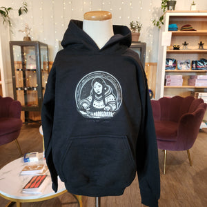 Youth Pitsilik black hoodie