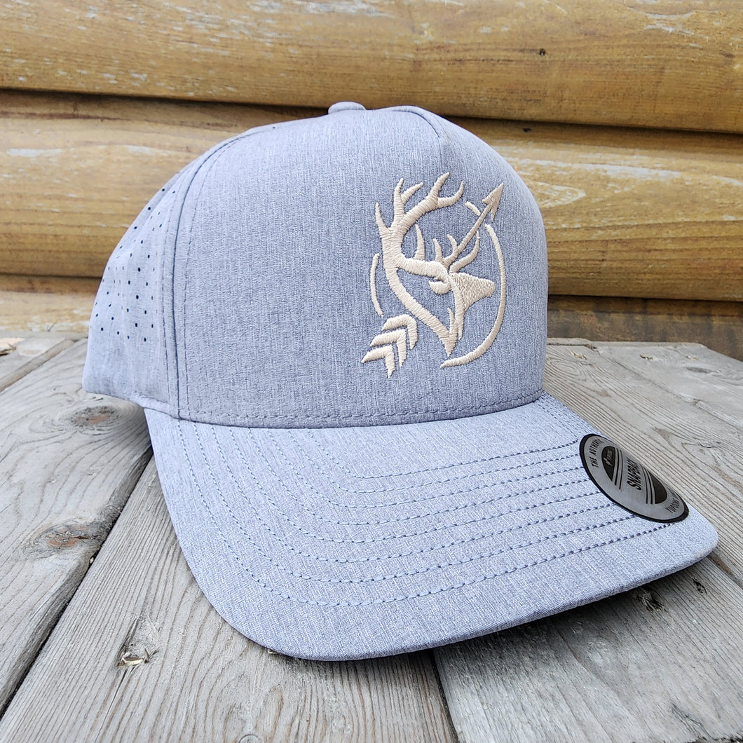 Grey hunter snap back cap