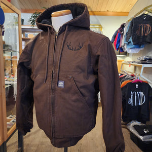 Chocolate NATJUK canvas jacket