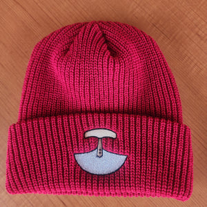 Red uluk beanie