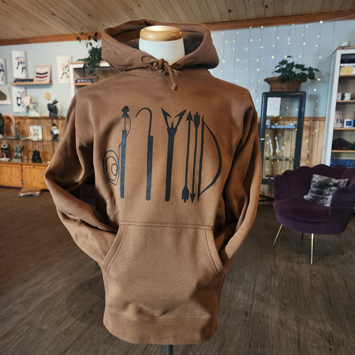 Brown tools hoodie