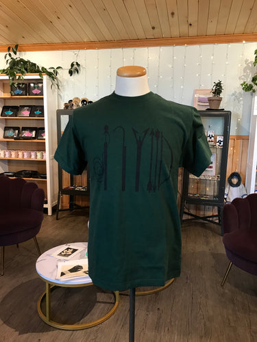 Forrest green Traditional tools tee