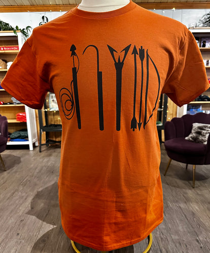 Orange tools tee