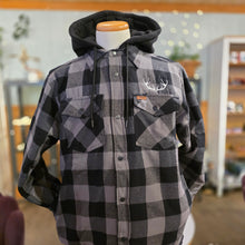 Load image into Gallery viewer, Natjuk Quilted Flannel Jacket with Hood