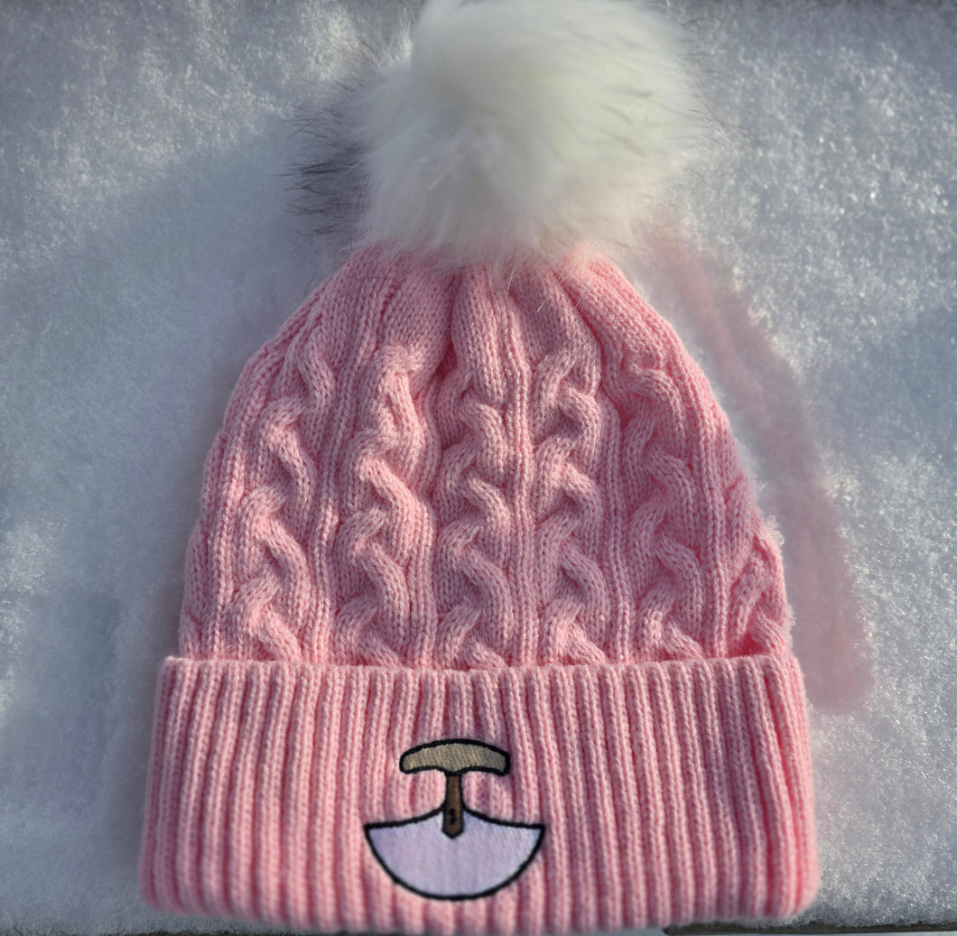 beanie - pink uluk
