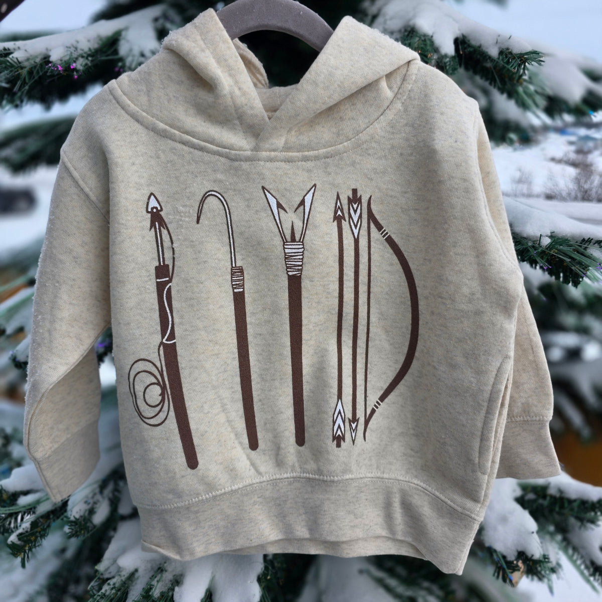 Toddler natural Tools hoodie – Inuuvunga Designs