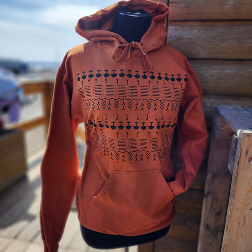 Burnt orange Tunniit hoodie