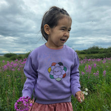 Load image into Gallery viewer, Toddler purple crewneck
