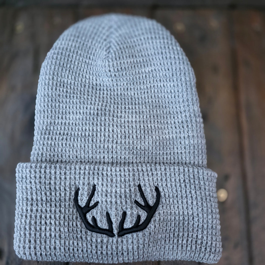 Light Grey waffle Beanie