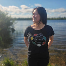 Load image into Gallery viewer, Women's dark grey tee