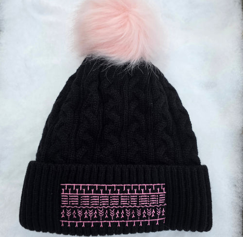 Beanie - pink tunniit