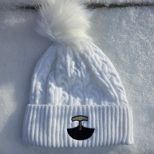 beanie - white uluk