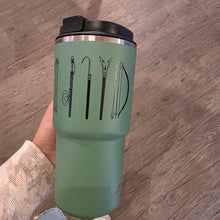 Load image into Gallery viewer, Traditional tools green thermos