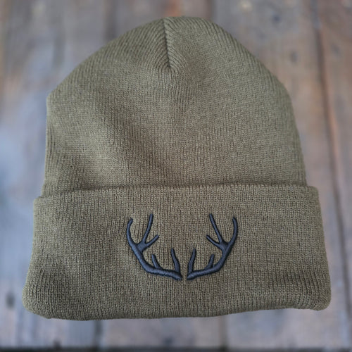 Army green beanie