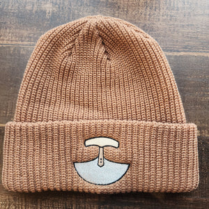 Beige uluk beanie