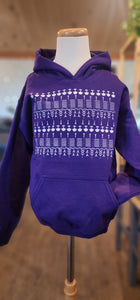 Purple tunniit youth hoodie