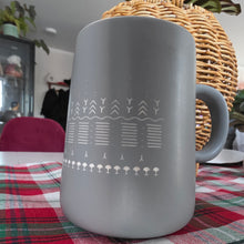 Load image into Gallery viewer, Grey etched tunniit mug