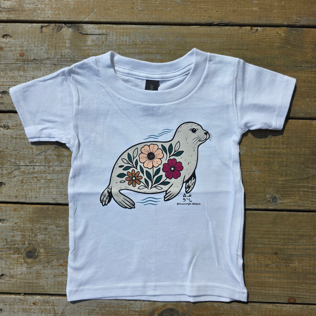 Toddler PUIJIK white tee