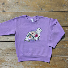Load image into Gallery viewer, Toddler PUIJIK purple crewneck