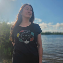 Load image into Gallery viewer, Women's dark grey tee