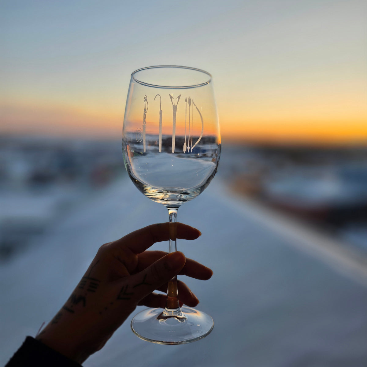 Tools wine glass – Inuuvunga Designs