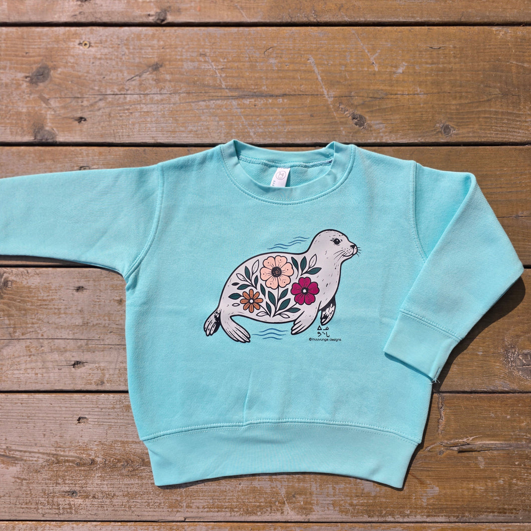 Toddler PUIJIK mint crewneck