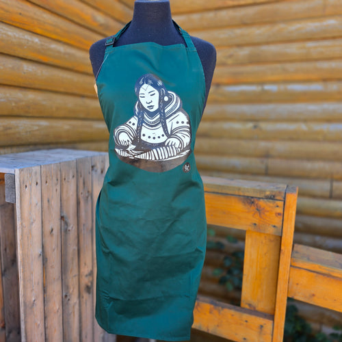 Dark green Pitislik apron