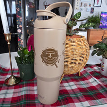 Load image into Gallery viewer, Drum beige tumbler 1.2L