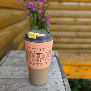 Pink + beige Tunniit thermos