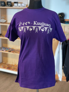 Kuujjuaq purple tee
